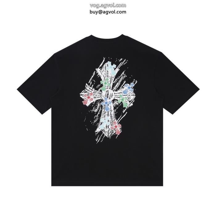 CHROME HEARTSスーパー ブランド コピー半袖Tシャツ清潔感の高い新品着心地の良い_0_2