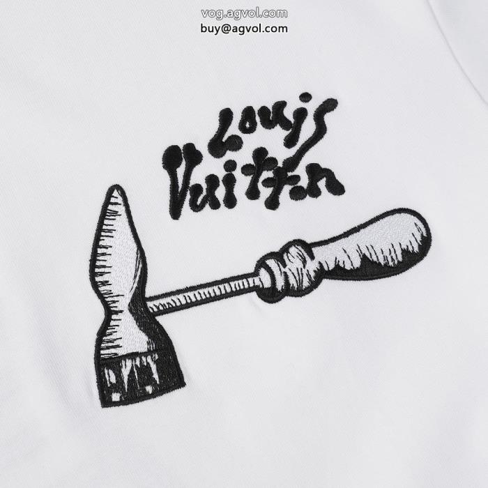 華やかな印象キュートな印象スーパー コピー 品半袖TシャツLOUIS VUITTON_0_2