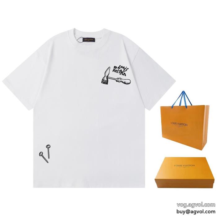 華やかな印象キュートな印象スーパー コピー 品半袖TシャツLOUIS VUITTON_0_3