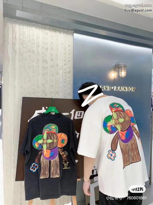 LOUIS VUITTON清潔感で洗練され23SS海外直営半袖Tシャツコピー 品 ブランド_0_4