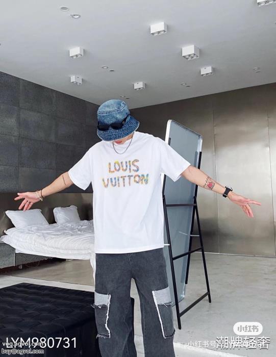 LOUIS VUITTON清潔感で洗練され23SS海外直営半袖Tシャツコピー 品 ブランド_0_5