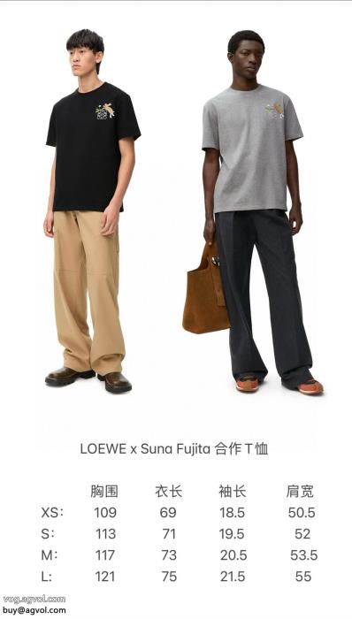 ロエベSS23オシャレ着心地の良いブランド コピー 着払い半袖Tシャツ_0_0