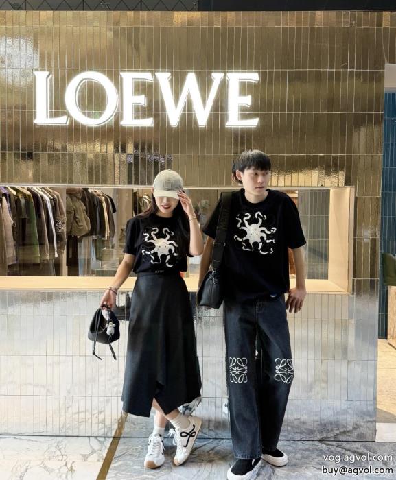 ブランド 通販ロエベ半袖Tシャツ超稀少2025SSコレクションに新着_0_2