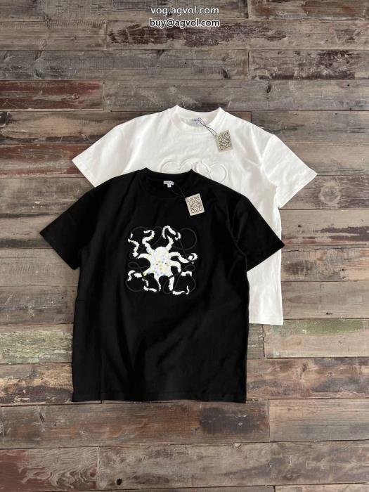 ブランド 通販ロエベ半袖Tシャツ超稀少2025SSコレクションに新着_0_6