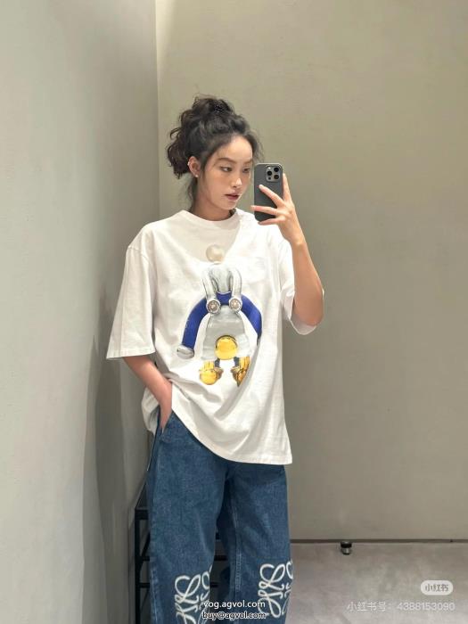 ロエベブランド コピーギフト最適期間限定2025秋冬用半袖Tシャツ_0_4