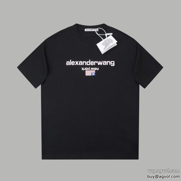 人気ブランド新作セール価格でALEXANDER WANG偽 ブランド半袖Tシャツ_0_0