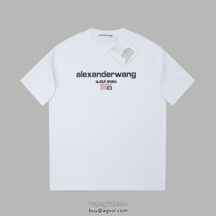 人気ブランド新作セール価格でALEXANDER WANG偽 ブランド半袖Tシャツ_0_2