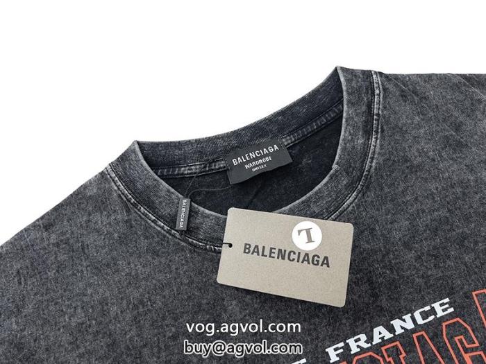 コピー 商品 ブランド男女共用清涼感とカジュアルスタイル半袖Tシャツbalenciaga_0_3