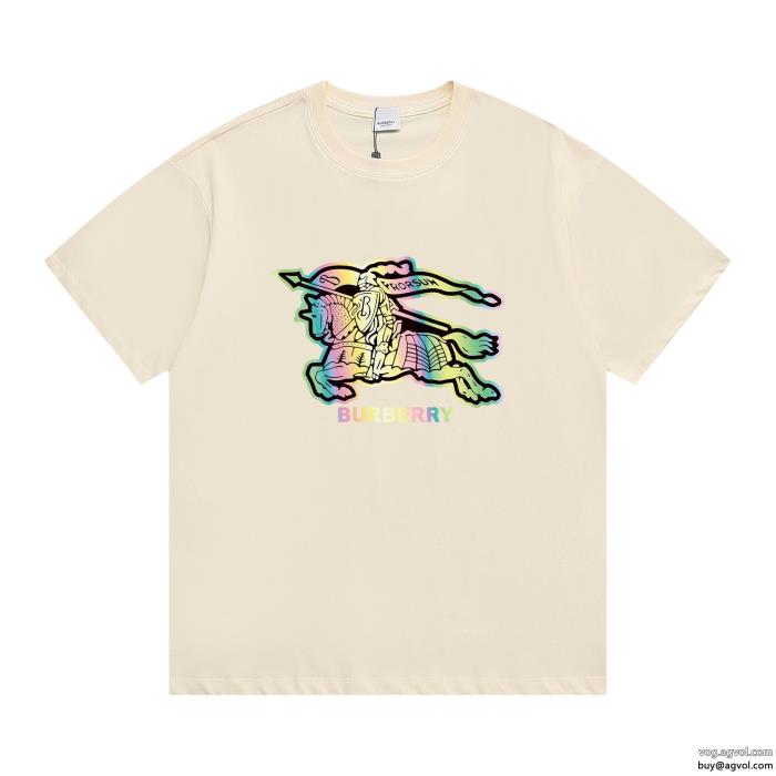 格好良いVIPセールBURBERRYブランド コピー 着払い半袖Tシャツ_0_4