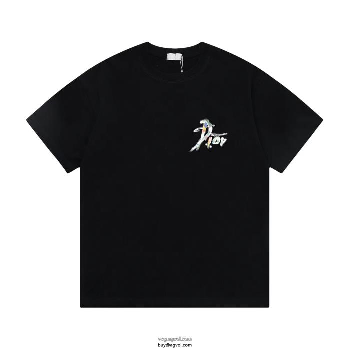 秋冬の流行りトップス知的な雰囲気冬着物半袖Tシャツブランド フェイクDIOR_0_2