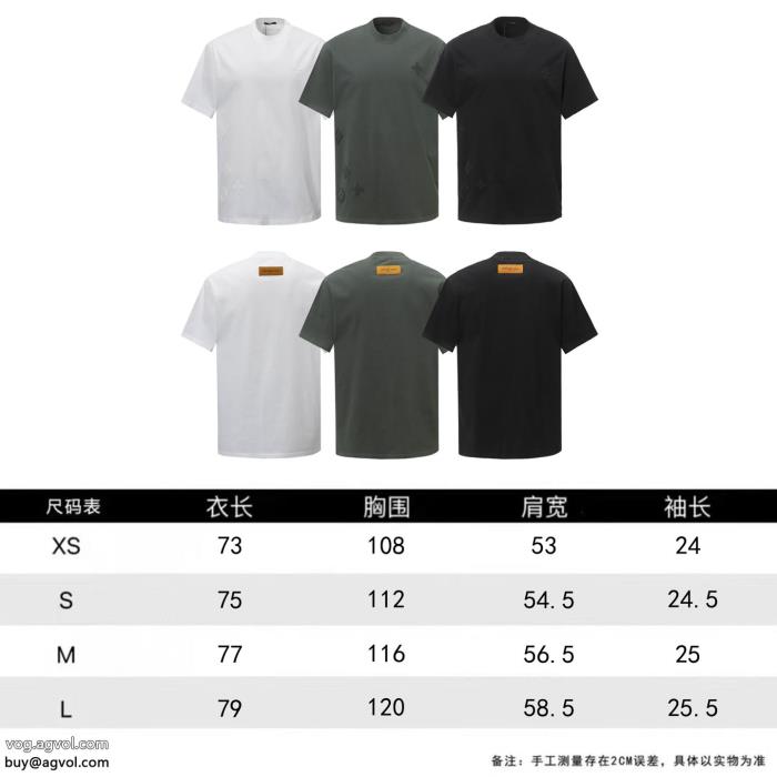 LOUIS VUITTON肌触りの良い着心地抜群新作好印象123%半袖Tシャツスーパー コピー 販売_0_4