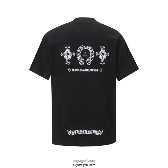 偽物 通販 半袖TシャツCHROME HEARTS23秋冬新作入手困難柔らかな着心地_0_4