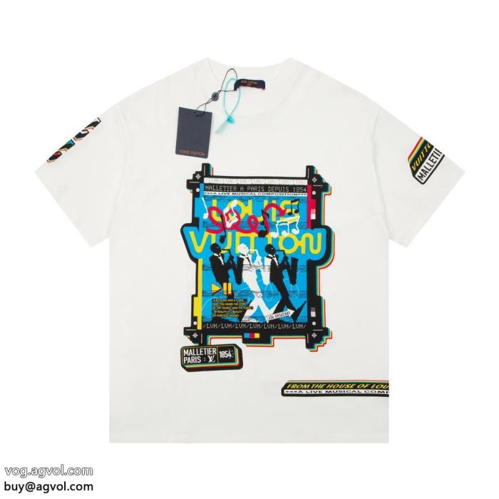 半袖TシャツLOUIS VUITTON秋冬の新作着心地のいいブランド コピー 販売_0_2
