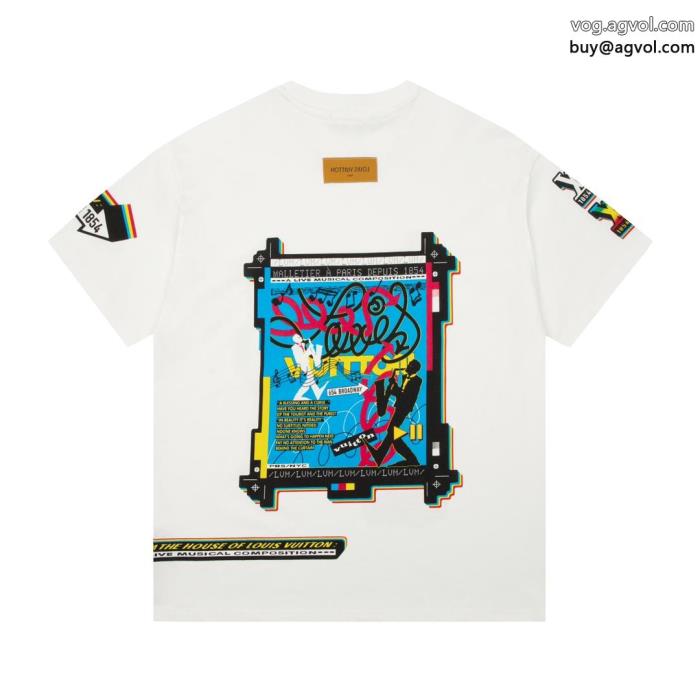 半袖TシャツLOUIS VUITTON秋冬の新作着心地のいいブランド コピー 販売_0_3
