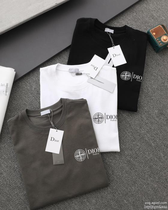 在庫あり即発23SS/大人気秋冬コレクションDIOR偽 ブランド 販売半袖Tシャツ_0_1