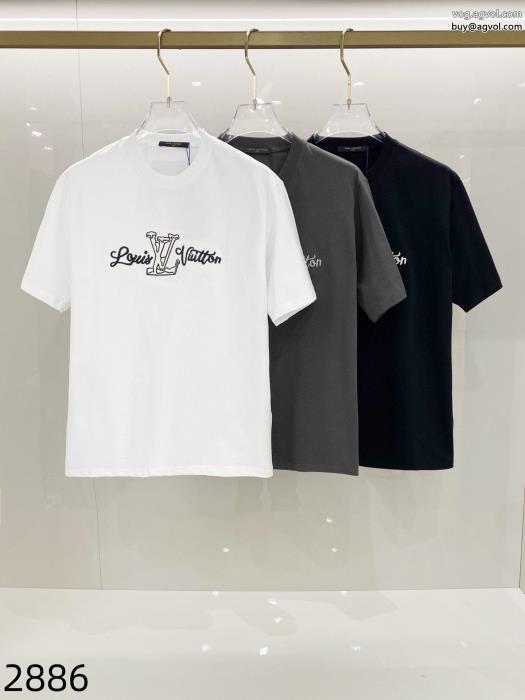 大人の色気を印象に大人かっこいい半袖Tシャツ偽物 ブランド 激安LOUIS VUITTON_0_2