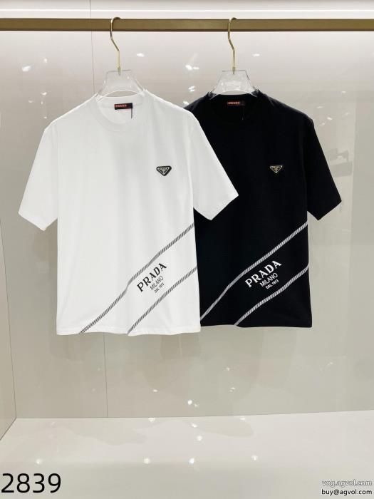 半袖Tシャツファッション感が急上昇！快適な着心地PRADA偽物 ブランド 販売_0_1