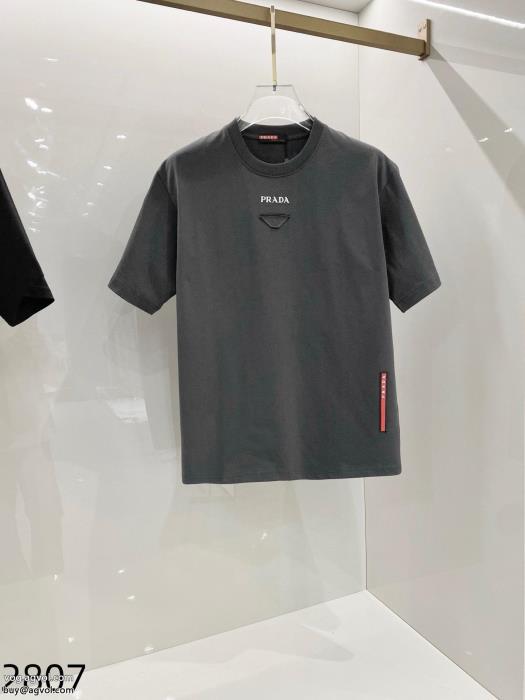 PRADA激安 通販 専門スタイルアップ上品23AW お早目に半袖Tシャツ_0_3