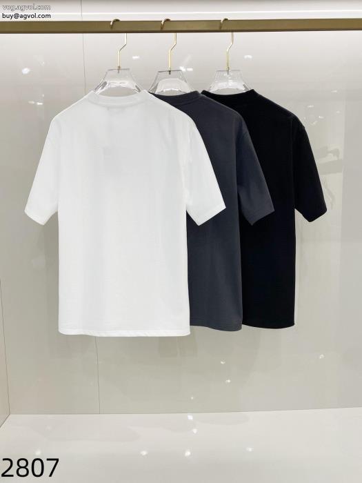 PRADA激安 通販 専門スタイルアップ上品23AW お早目に半袖Tシャツ_0_4