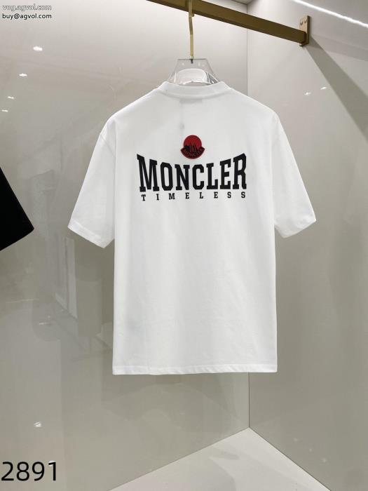 MONCLERコピー 商品 販売通勤の定番抜け感を出す半袖Tシャツ_0_2