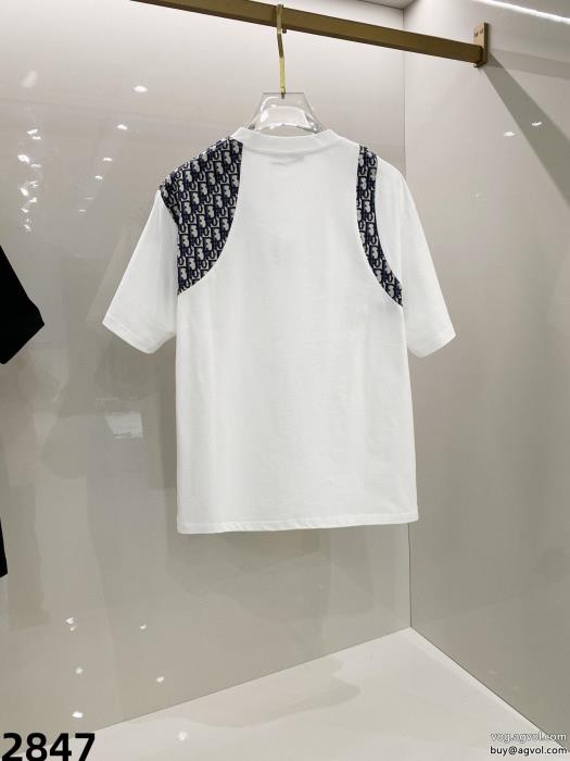 DIOR高級感漂うサラサラの着心地スーパー コピー  半袖Tシャツ_0_1