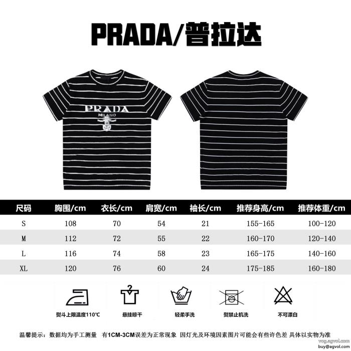 PRADA半袖Tシャツスーパー コピー 通販好印象123%2025年秋冬のトレンド_0_4