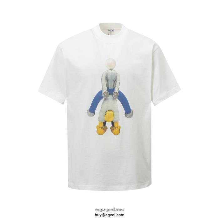 ロエベブランド 偽物実用性は勿論旬デザイン半袖Tシャツ_0_0