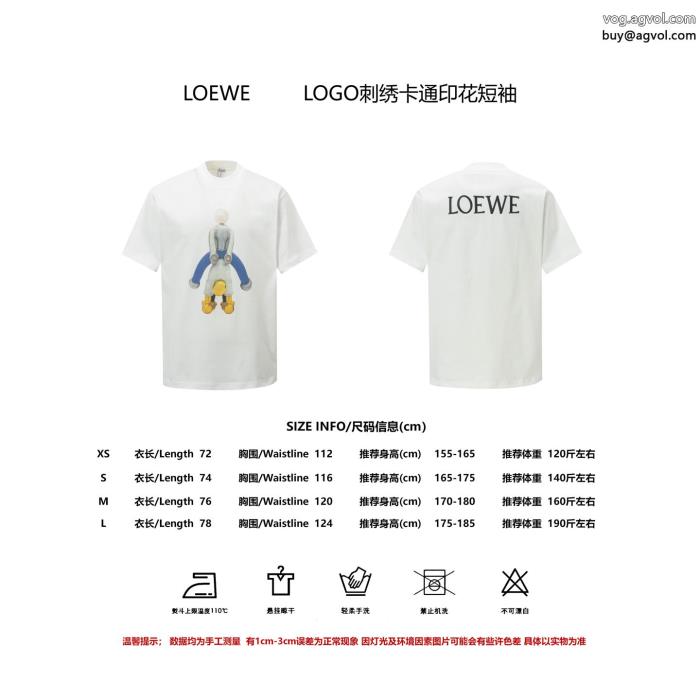 ロエベブランド 偽物実用性は勿論旬デザイン半袖Tシャツ_0_5