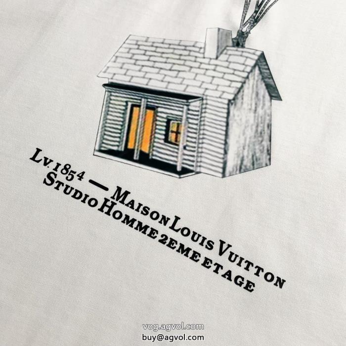 LOUIS VUITTON半袖Tシャツ話題沸騰お洒落スタイルブランド 偽物_0_3