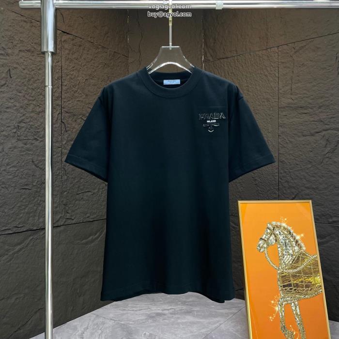 ブランド コピー 優良PRADA半袖Tシャツ大胆なデザイン魅力的な価格_0_2