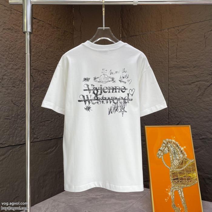 完売間近クラシカル半袖TシャツVIVIENNE WESTWOOD激安 ブランド_0_4