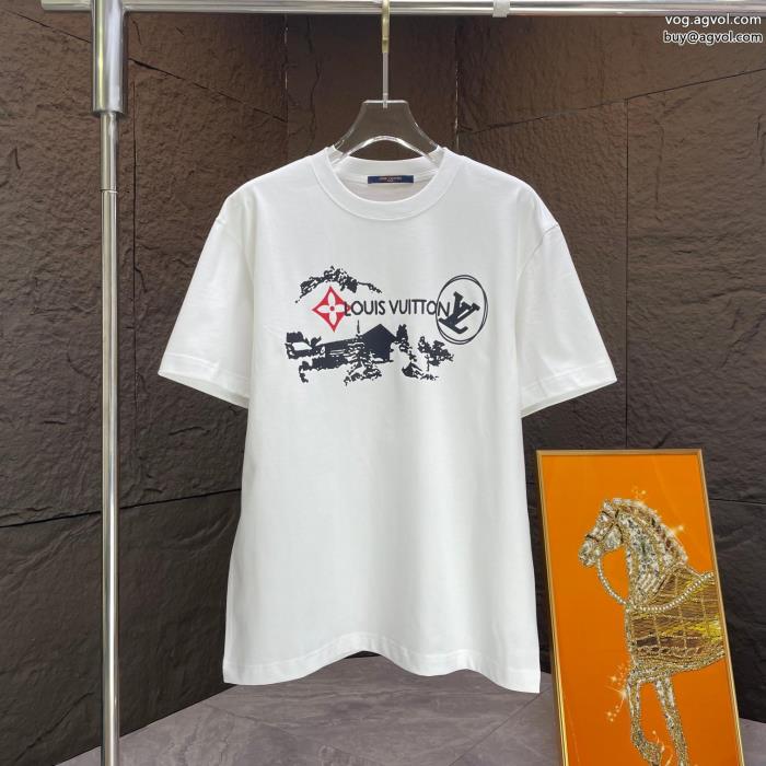 半袖Tシャツ高品質爆発的人気オシャレ度がアップルイ ヴィトンブランド コピー 安心_0_4