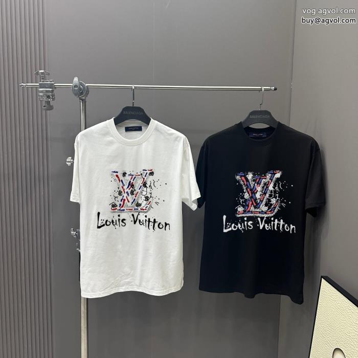 スーパー ブランド コピー最新で完売確実話題のアイテム半袖TシャツLOUIS VUITTON_0_2