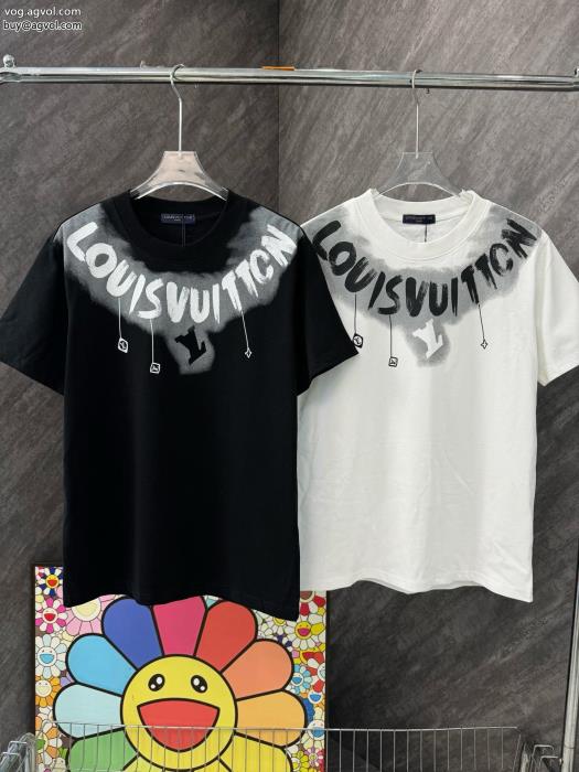 ブランド コピー 販売 LOUIS VUITTON半袖Tシャツ王道コンビSS23オシャレ_0_1