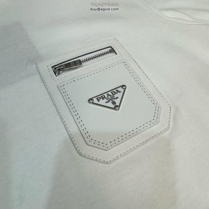 最前線2025今季トレンドの限定アイテム通販 ブランドPRADA半袖Tシャツ_0_0