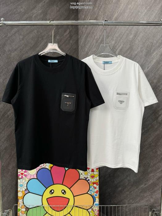 最前線2025今季トレンドの限定アイテム通販 ブランドPRADA半袖Tシャツ_0_2