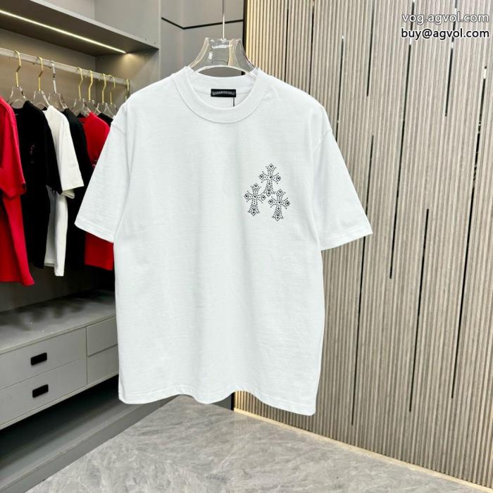 クロムハーツ存在感大冬っぽさ新作アイテム激安 ブランド 通販半袖Tシャツ_0_0