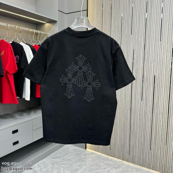 クロムハーツ存在感大冬っぽさ新作アイテム激安 ブランド 通販半袖Tシャツ_0_2