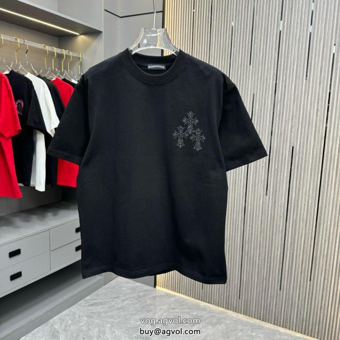 クロムハーツ存在感大冬っぽさ新作アイテム激安 ブランド 通販半袖Tシャツ_0_3