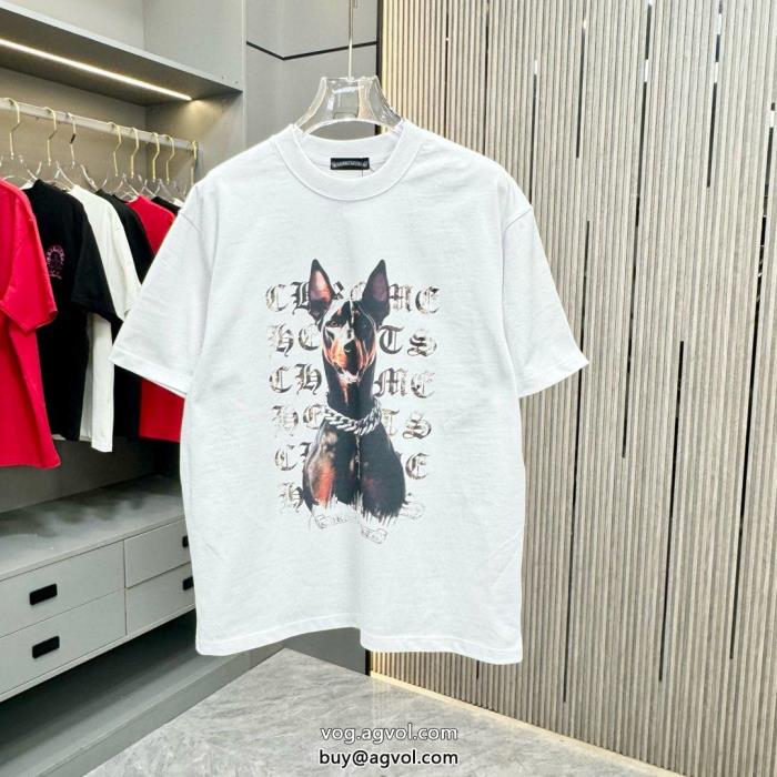 半袖Tシャツ今年のトレンドカラー海外限定CHROME HEARTSコピー 通販_0_2