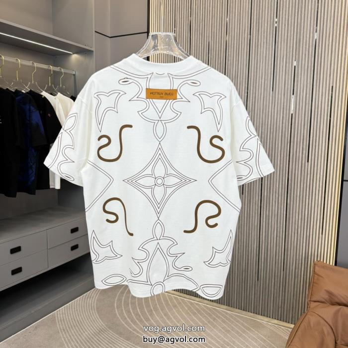 LOUIS VUITTON半袖Tシャツ定番のスタイル秋冬限定秋冬2025年の最新アイテム偽物 ブランド_0_2