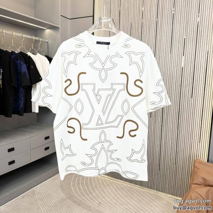 LOUIS VUITTON半袖Tシャツ定番のスタイル秋冬限定秋冬2025年の最新アイテム偽物 ブランド_0_3