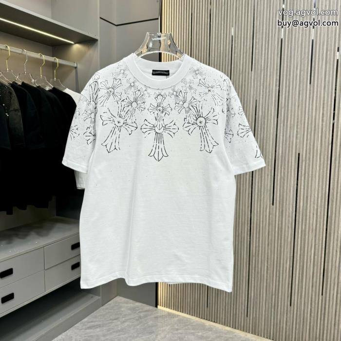 クロムハーツコピー 商品 通販円高還元Sale冬の最旬スタイルを楽しい半袖Tシャツ_0_0