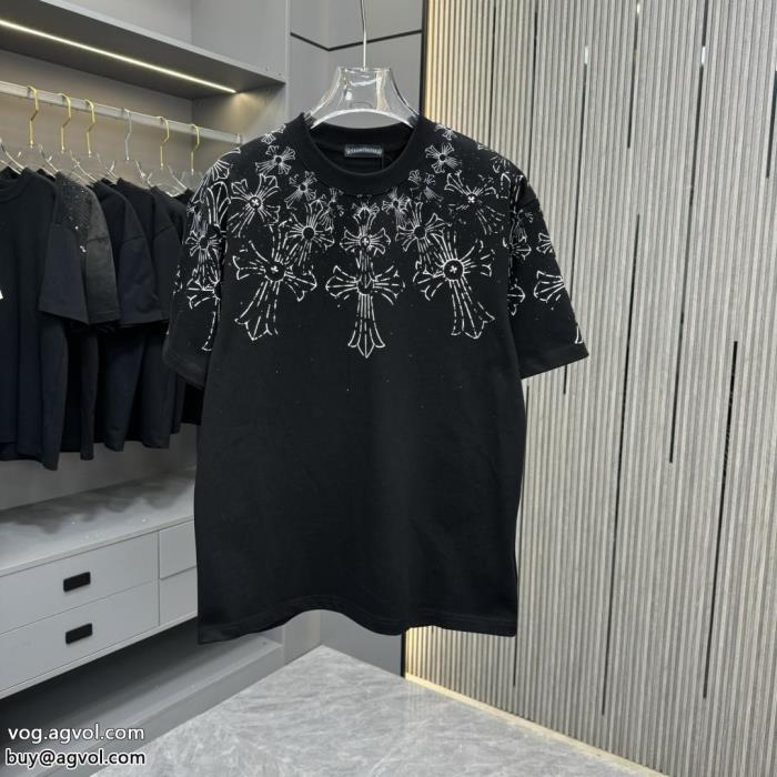 クロムハーツコピー 商品 通販円高還元Sale冬の最旬スタイルを楽しい半袖Tシャツ_0_2