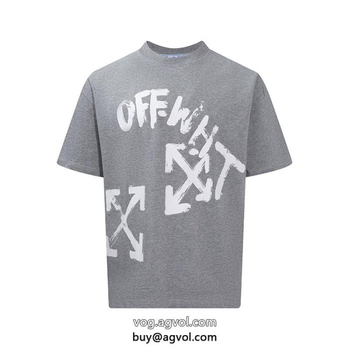 Off-Whiteブランド レプリカ抜け感や着心地重視期間限定セール半袖Tシャツ_0_1