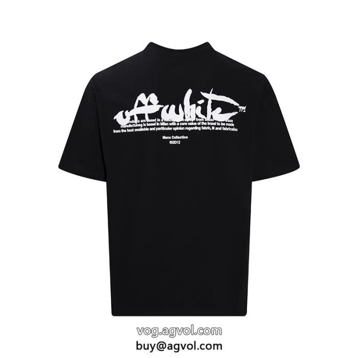 Off-Whiteブランド レプリカ抜け感や着心地重視期間限定セール半袖Tシャツ_0_2