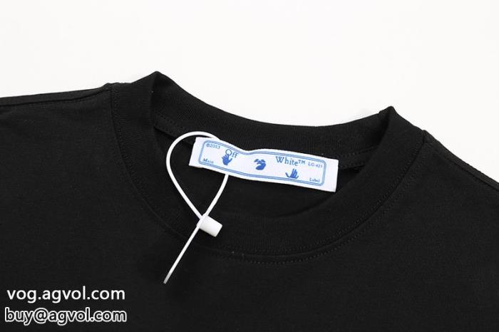 Off-Whiteブランド レプリカ抜け感や着心地重視期間限定セール半袖Tシャツ_0_3