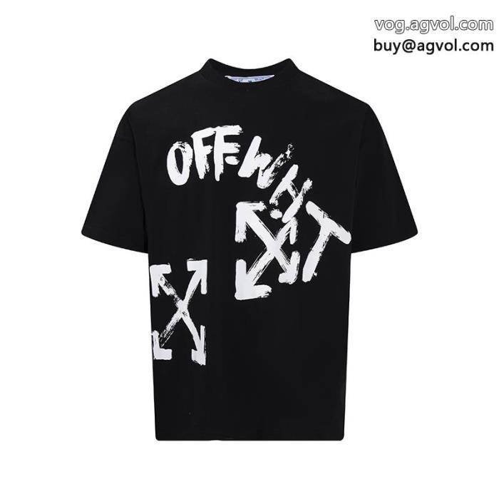 Off-Whiteブランド レプリカ抜け感や着心地重視期間限定セール半袖Tシャツ_0_4