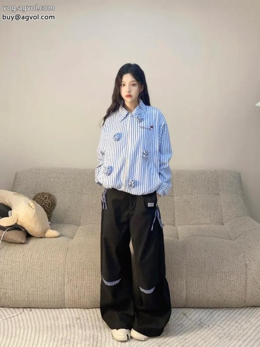 MIUMIUスラックスおしゃれ感度UP！2022-23AW☆韓国の人気ブランド 通販_0_1