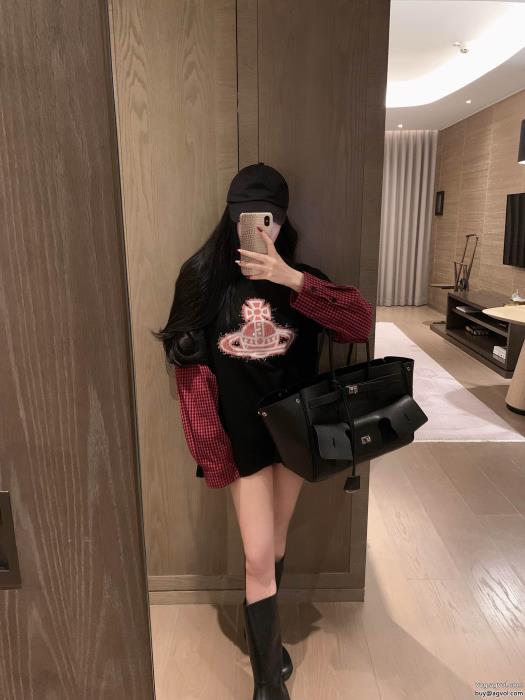 北欧ブランド今年の大トレンド長袖TシャツVIVIENNE WESTWOODブランド コピー 品_0_1